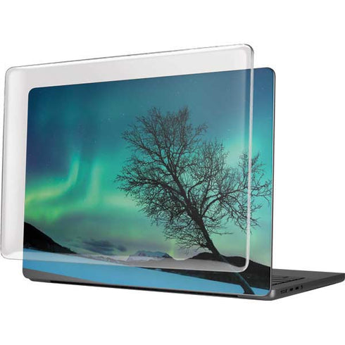 StockTrek Aurora Borealis over a lake in Norway MacBook Pro 14in (2021-24) Case plus Skin